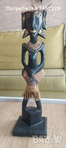 дърворезба за ценители височина 35см , снимка 6 - Декорация за дома - 53825819