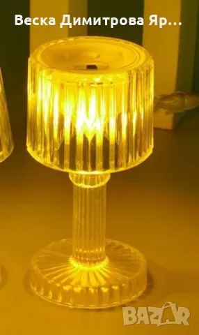 Мини LED нощна лампа с бутон за самозахранване на батерията, снимка 3 - Други - 47753603