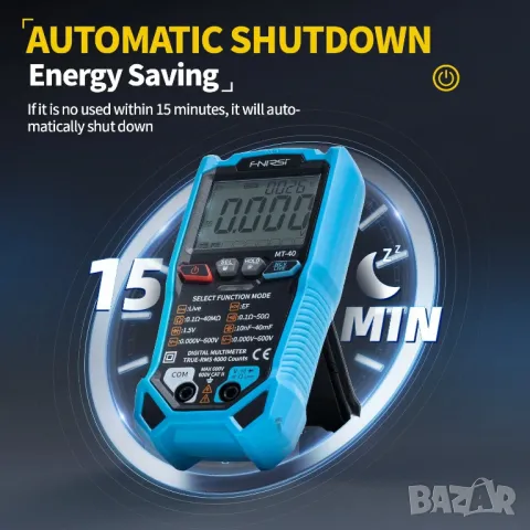 Цифров мултицет FNIRSI MT-40, снимка 5 - Други инструменти - 49823724