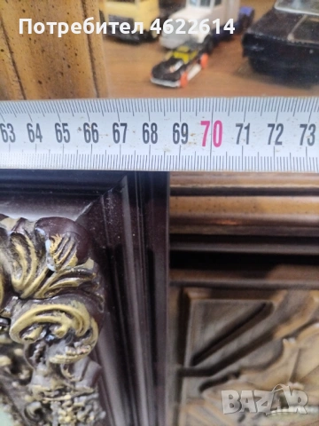 МНОГО КРАСИВА КАРТИНА С УНИКАЛНА БАРОКОВА РАМКА , снимка 2 - Картини - 53629247