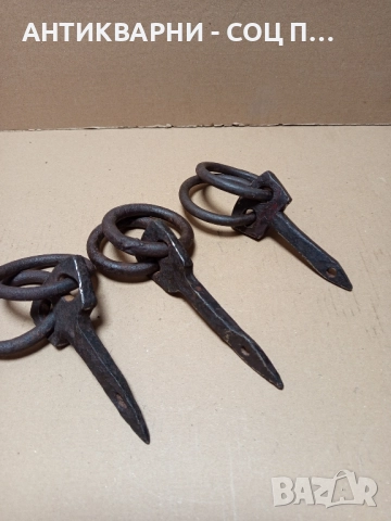 Комплект Стари Ръчно Ковани Клинци. , снимка 7 - Антикварни и старинни предмети - 51913302