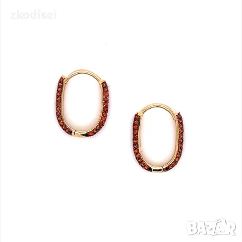 Златни обеци 2,41гр. 14кр. проба:585 модел:26656-5, снимка 2 - Обеци - 47665999