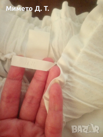 Дамска блуза с паднали рамене M/L, снимка 7 - Блузи с дълъг ръкав и пуловери - 36239244