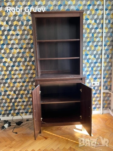 Библиотека шкаф Икеа Brusali, снимка 3 - Шкафове - 53758021