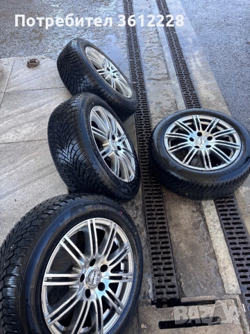 Джанти с чисто нови зимни гуми , снимка 2 - Гуми и джанти - 53711173