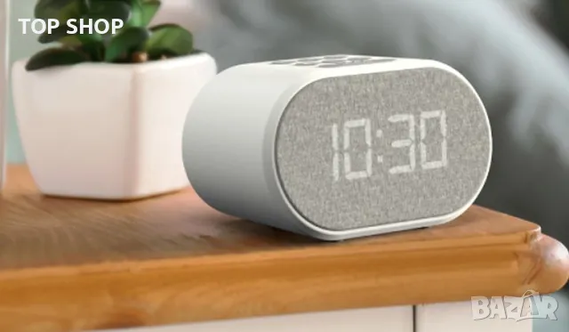 i-box Lite, Будилник с LED подсветка,USB зарядно устройство и FM радио,стенен контакт, снимка 4 - Друга електроника - 48788788