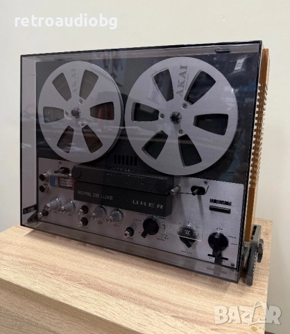 🔉Колекционерски ролков магнетофон UHER Royal de luxe 2944 с вграден усилвател и говорители - нов🔉, снимка 4 - Декове - 52935467