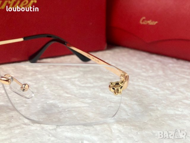 Cartier унисекс прозрачни слънчеви диоптрични рамки очила за компютър, снимка 8 - Слънчеви и диоптрични очила - 39000263