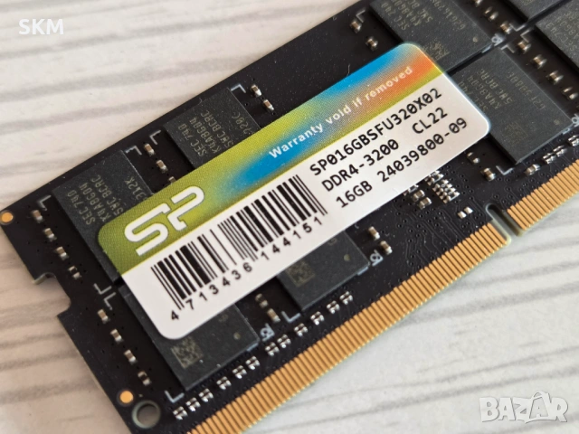 SP 16GB DDR4 3200MHz SP016GBSFU320X02 ram pamet рам памет 16гб silicon, снимка 2 - Части за лаптопи - 53869898