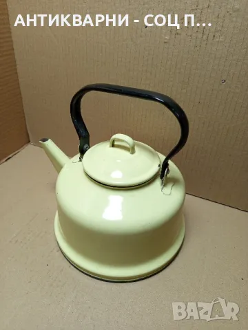 Соц Стар Емайлиран Български Чайник., снимка 9 - Антикварни и старинни предмети - 49577322