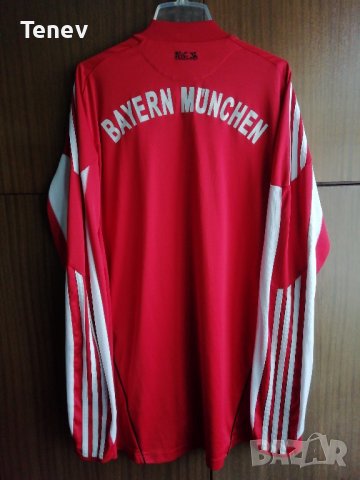 Bayern Munich Adidas оригинална тениска фланелка размер L дълги ръкави Байерн Мюнхен , снимка 2 - Тениски - 38926554