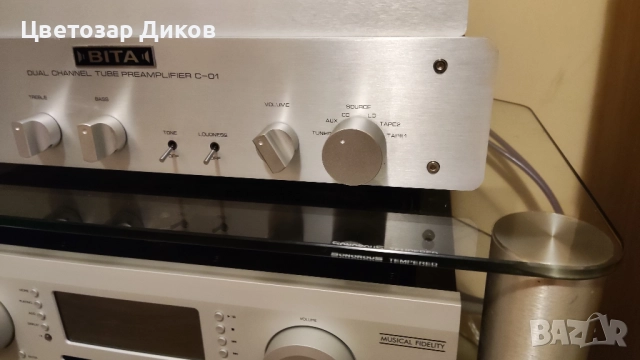 BITA Dual Channel Tube Preamplifier C-01, снимка 3 - Аудиосистеми - 51873260