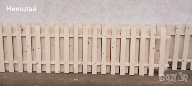 Декоративна дървена ограда за двор градина заведение детска площадка , декоративна дървена оградка, снимка 8 - Огради и мрежи - 49440557