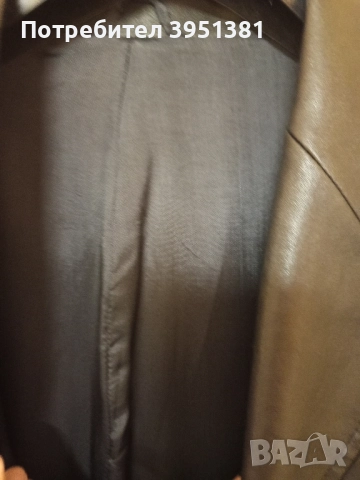 Мъжко кожено сако., снимка 10 - Сака - 52504382