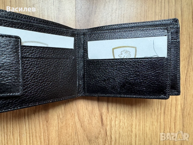J. Wilson мъжки портфейл портмоне естествена кожа внос Англия, снимка 7 - Портфейли, портмонета - 53113950