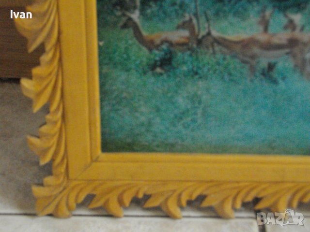 430х350-PVC Картина в Дървена Рамка Олекотена-Made in JAPAN-, снимка 8 - Картини - 39964302