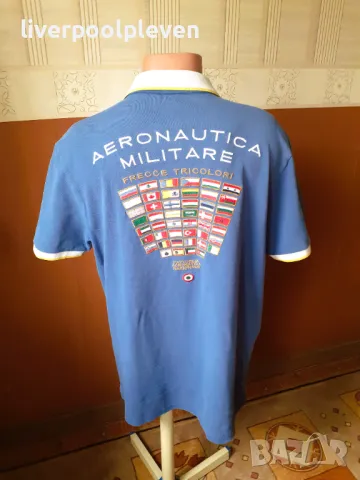 👉Aeronautica Militare Original L ефектна, снимка 4 - Тениски - 50430702