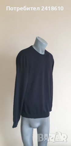 Hugo Boss HUGO San Paolo 3 Extrafine Merino Mens Size 50/L НОВО! ОРИГИНАЛ! Мъжки тънък Вълнен !, снимка 2 - Пуловери - 44368404