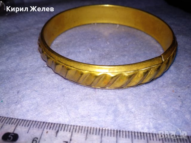 СТАРА БРОНЗОВА ОСМАНСКА ЕТНО ГРИВНА РЪЧНА ИЗРАБОТКА 37945, снимка 7 - Антикварни и старинни предмети - 40814242