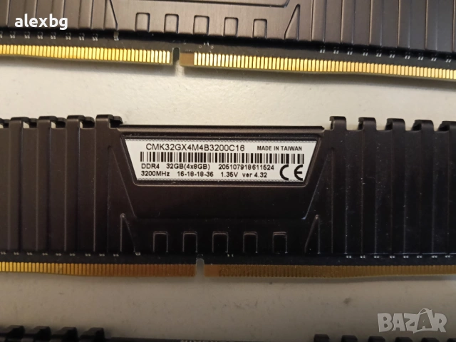 64GB Corsair Vengeance 8x8GB 3200MHZ, снимка 3 - RAM памет - 53349839
