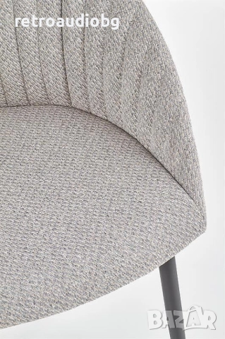 Трапезен стол K357 в сиво, снимка 4 - Столове - 52750652