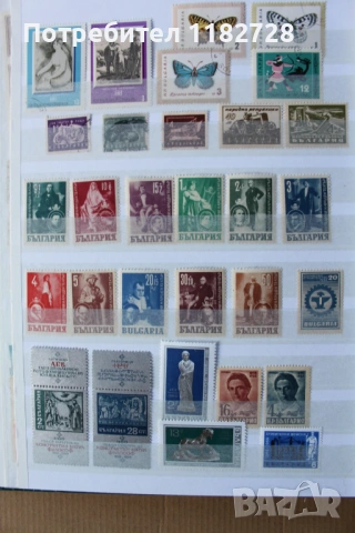 LINDNER -Класьор за пощенски марки/ 23 см / 31 см / с марки от България и Чехословакия, снимка 4 - Филателия - 53794438