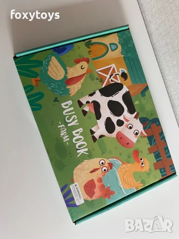 Образователна книга Ферма с дидактични игри, снимка 5 - Образователни игри - 51195526