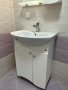 Долен шкаф с мивка и горен шкаф с огледало за баня, снимка 3
