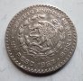 1 песо сребро Мексико 1957г, снимка 4