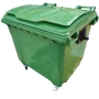 Пластмасов контейнер за смет тип ”Ракла” 1100 л - здрав HDPE материал, 4 колела, снимка 2