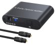 1X4 SPDIF TOSLINK Оптичен Сплитер за Цифрово Оптично Аудио 1х Вход 4х Изхода LPCM 2.0 DTS Dolby-AC3, снимка 3
