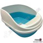 Полузатворена Котешка Тоалетна - 56см/39см/26см - Синя разцветка - Pet Interest, снимка 2