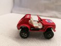 💕🧸Vintage Majorette 4x4 Jeep Crazy Car Red , снимка 3