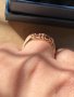 Златен пръстен със сапфири, снимка 4