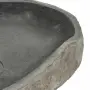 vidaXL Мивка от речен камък, овална, (45-53)x(34-41) см, снимка 6