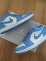 Nike Air Jordan 1 Low UNC Blue Сини Бели Обувки Маратонки Размер 40 Нови Оригинални Обувки Найк, снимка 8