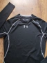 Under Armour ColdGear Jacquard Compression - мъжка фитнес блуза М , снимка 3