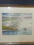 Стар немски акварел 1945 , снимка 2