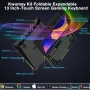 Промоция Kwumsy K3 механична геймърска клавиатура с тъчскрийн, 13-инчова преносима многофункц, снимка 4