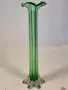 стъклена ваза зелено стъкло 25/3, снимка 1