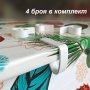 3779 Бели щипки за покривка за маса, 4 броя в комплект, снимка 4