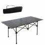 Сгъваема къмпинг маса, 95x56x50 см, стоманена конструкция, снимка 2