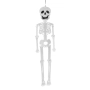 Висящ движещ се скелет за Halloween / Хелоуин, 80 см_1244356, снимка 1