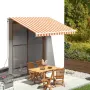 vidaXL Резервен плат за тента, жълт и оранжев, 350x250 см, полиестер（SKU: 312016）, снимка 2
