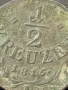 Рядка монета 1/2 кройцер 1816г. Австрийска Империя уникат за КОЛЕКЦИОНЕРИ 49203, снимка 3
