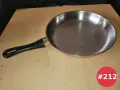 Масивен български тиган от алпака (неръждаема стомана), ф24 см – Високо качество!, снимка 1