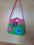 Плетена цветна чантичка, снимка 2