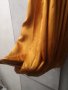 Официална Рокля цвят тиква, естествена коприна, М, снимка 3