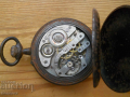 огромен старинен джобен часовник "Regulateur" - работи, снимка 5