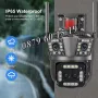 Безжична WiFi IP камера с 3 обектива 12MPx, нощно виждане, 360°, снимка 1